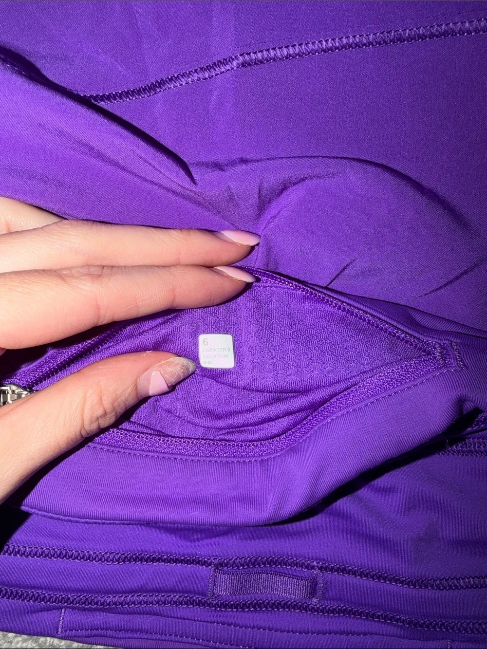 lululemon athletica Purple Athletic Mini Skirt